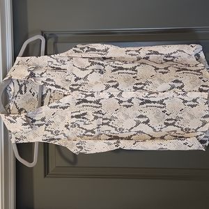 Express Portofino Snake Pattern Shirt